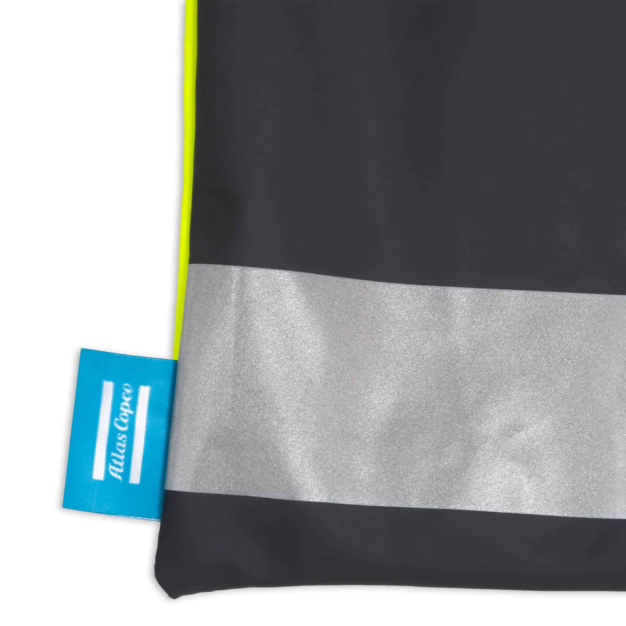 high vis recycled tote bag