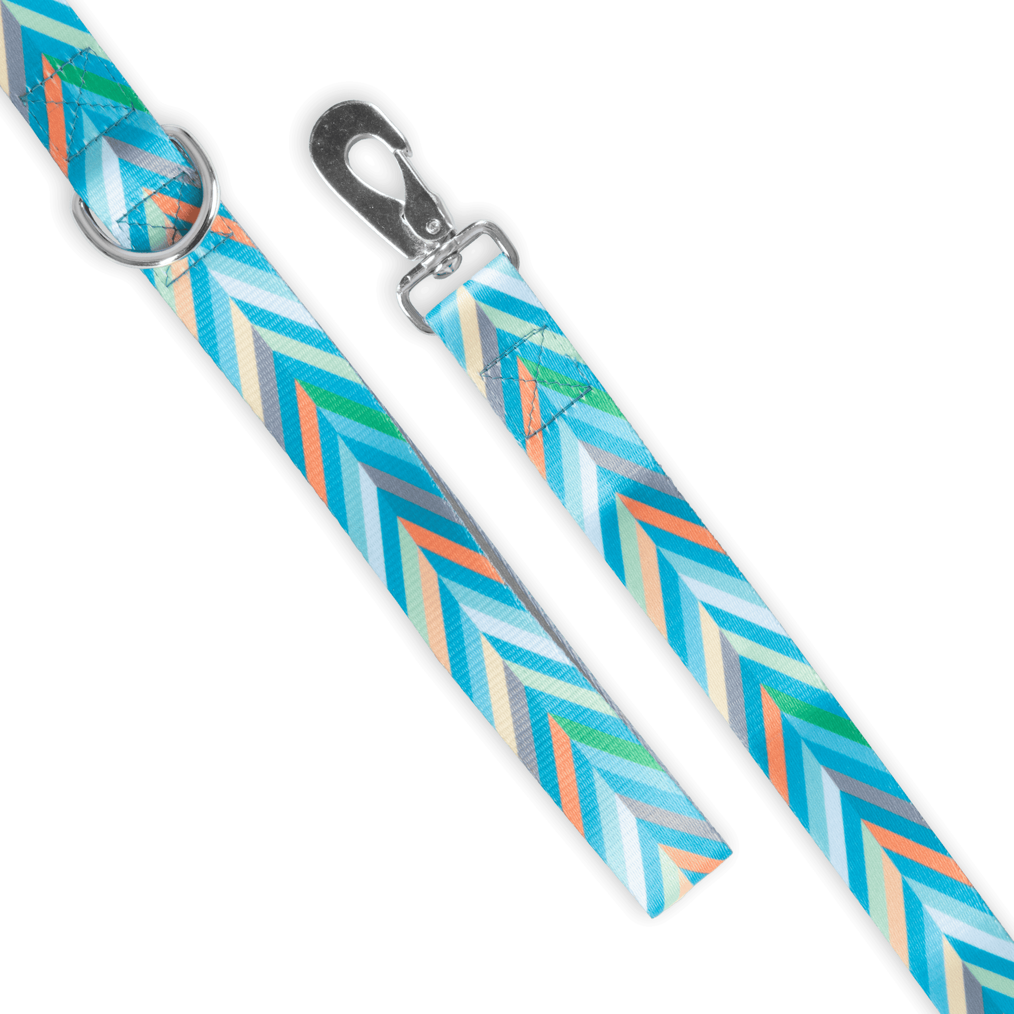 multi color dog leash folded