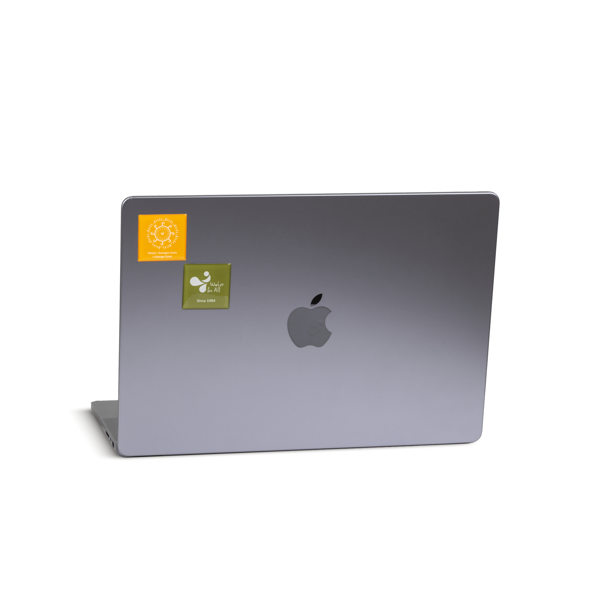 epoxy stickers with water for all logo on computer