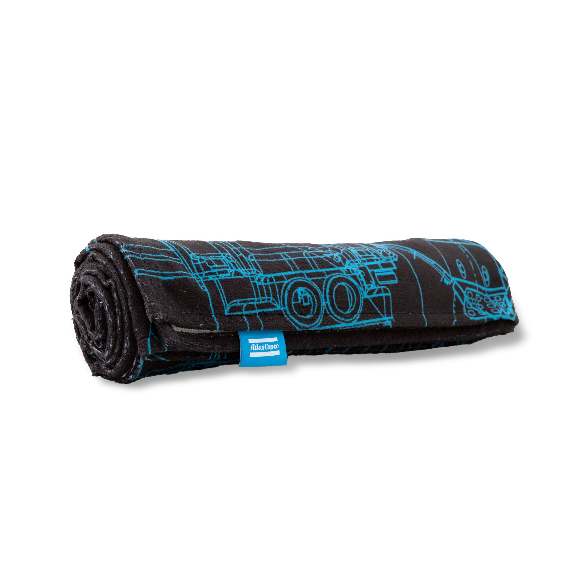 atlas copco recharge beach towel